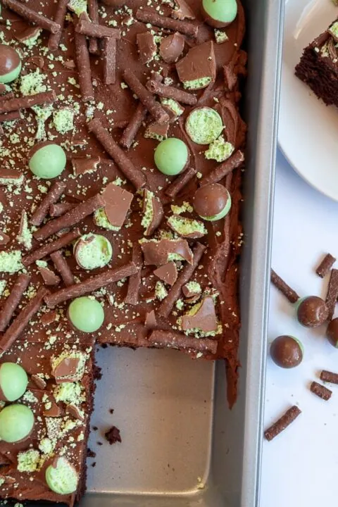 Easy Mint Chocolate Cake