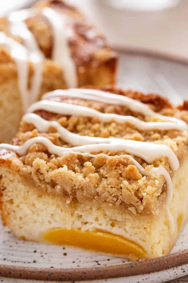 Easy Peach Coffee Cake