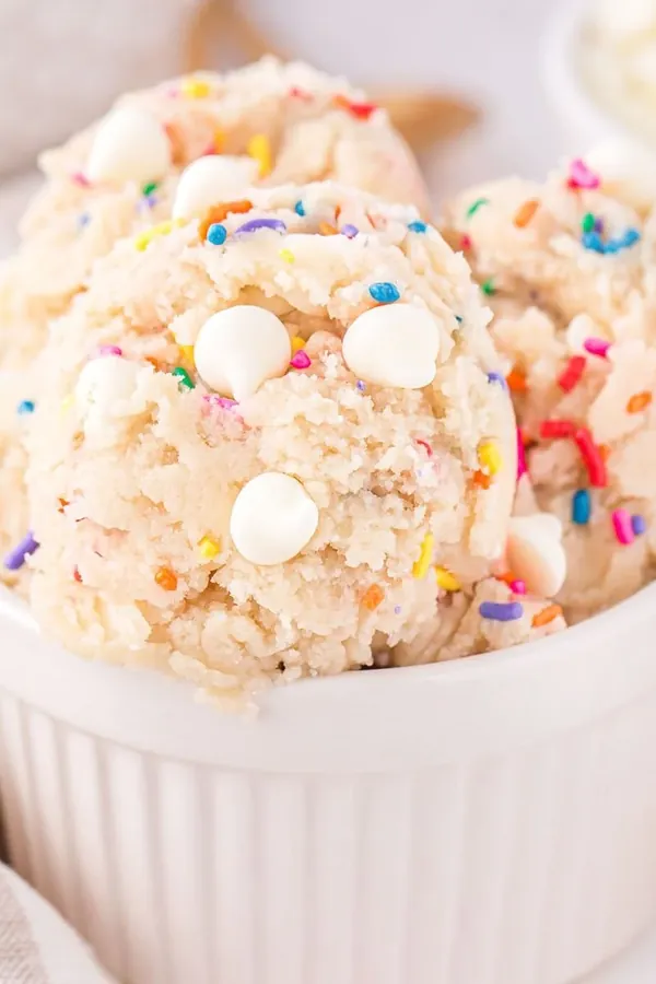 Edible Birthday Cake Cookie Dough