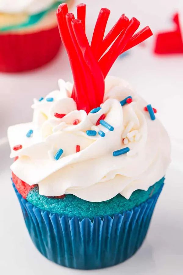 Firecracker Cupcakes
