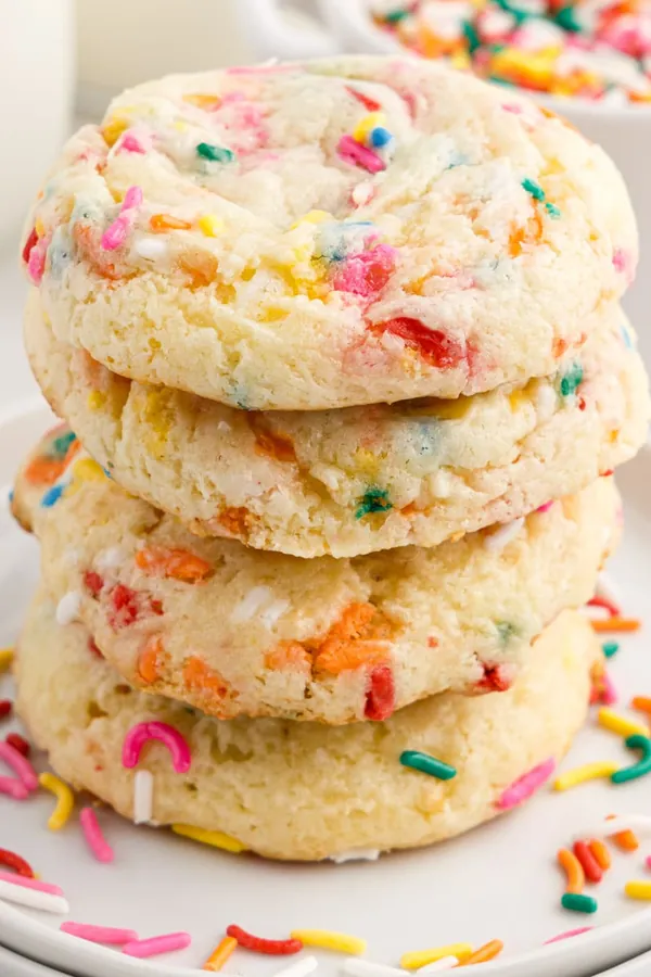 Funfetti Cake Mix Cookies