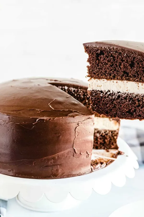 Homemade Ding Dong Chocolate Cake