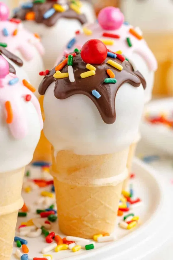 Ice Cream Cake Pops Recipe