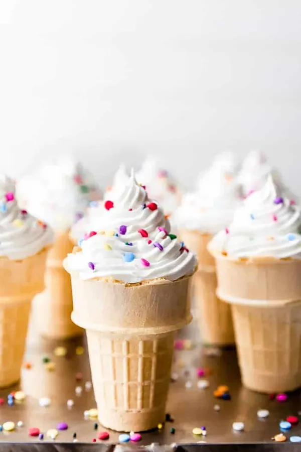 Ice Cream Cone Cupcakes