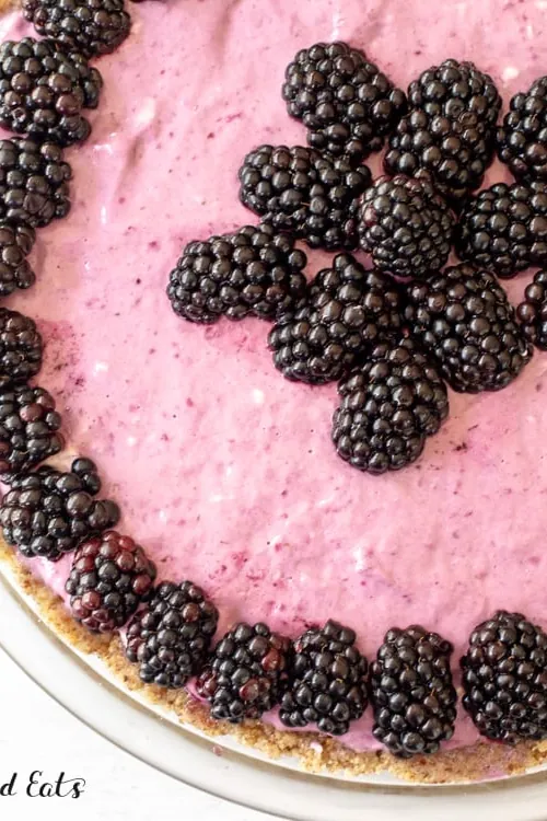 Keto Blackberry Cheesecake
