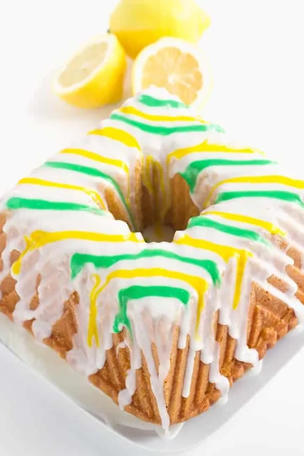 Lemon Lime Cake with Lemon Lime Glaze