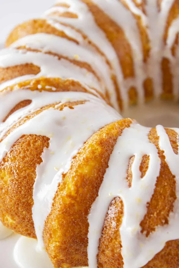 Lemon Pound Cake using Cake Mix