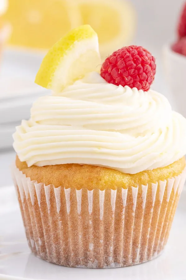 Lemon Raspberry Cupcakes
