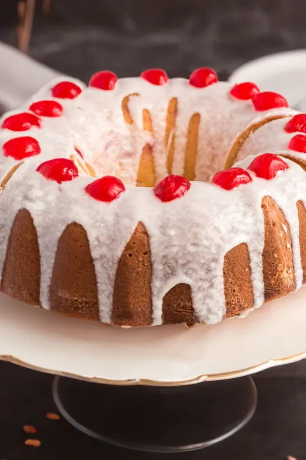 Maraschino Cherry Bundt Cake
