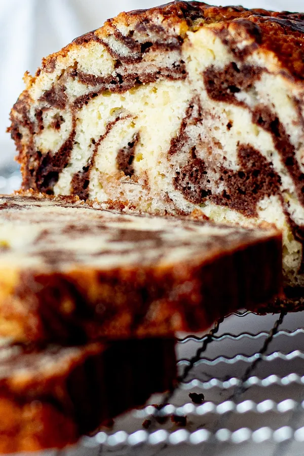 Marble Loaf Cake - Starbucks Copycat Recipe