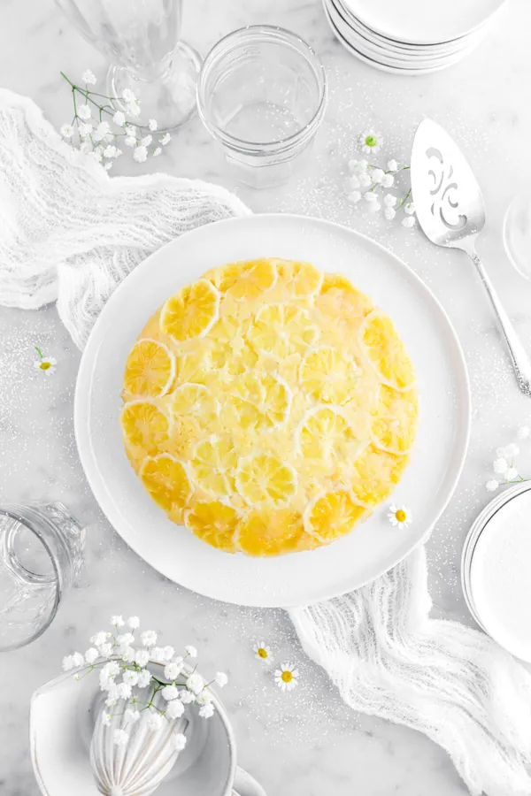 Meyer Lemon Upside Down Cake