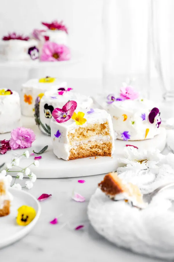 Mini Honey Orange Blossom Cakes