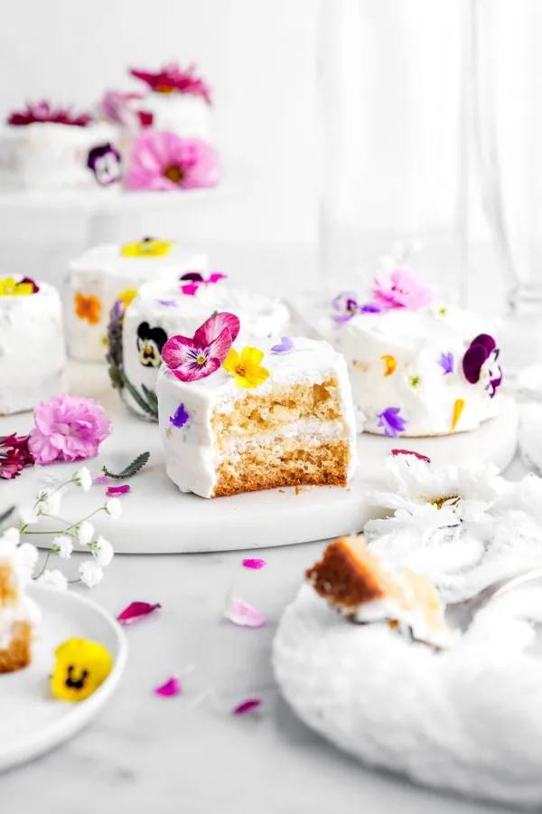 Mini Honey Orange Blossom Cakes