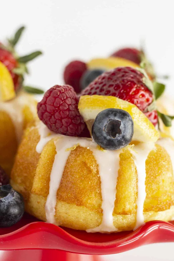 Mini Lemon Bundt Cakes