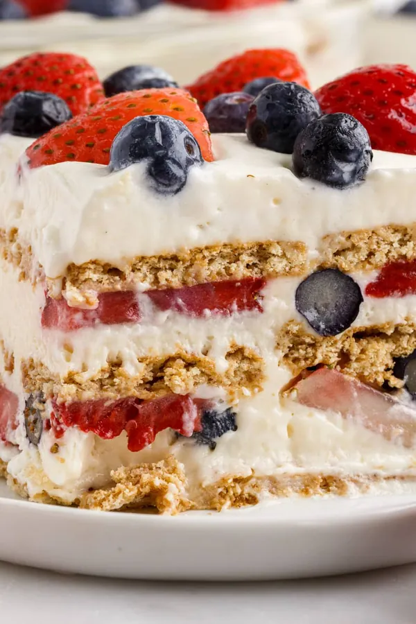 Mixed Berry Icebox Cake