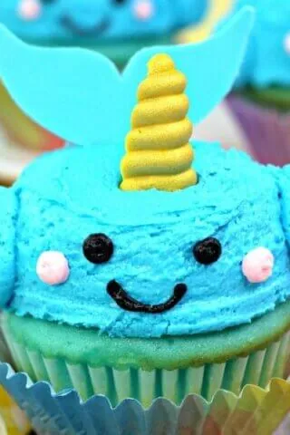 Narwhal Cupcakes