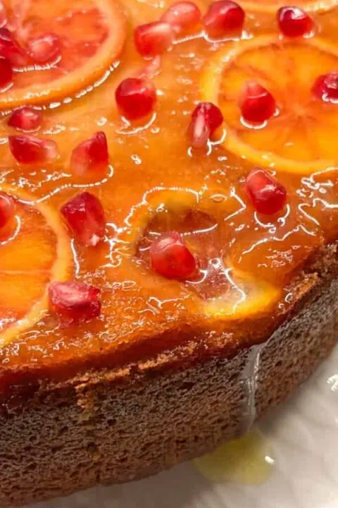 Orange and Pomegranate Cake