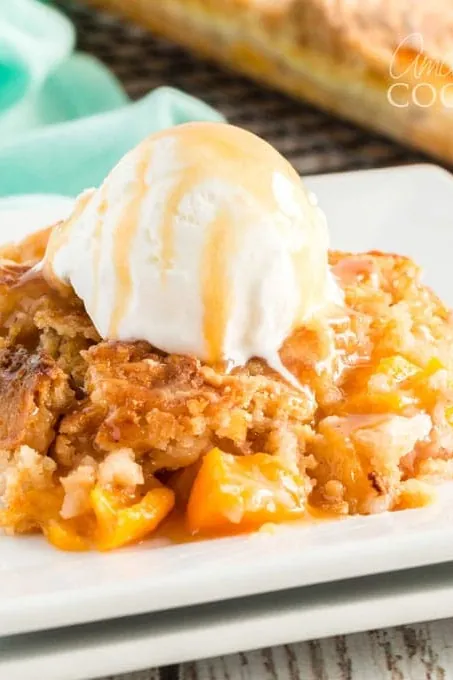 Peach Cobbler Dump Cake
