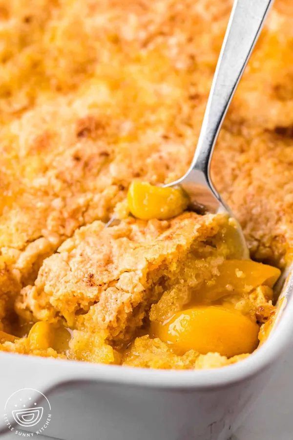 Peach Dump Cake