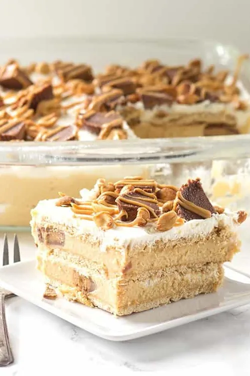 Peanut Butter Ice Box Cake