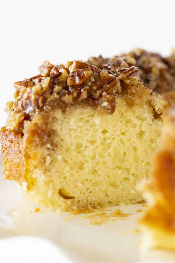 Pecan Upside Down Cake with a Cake Mix