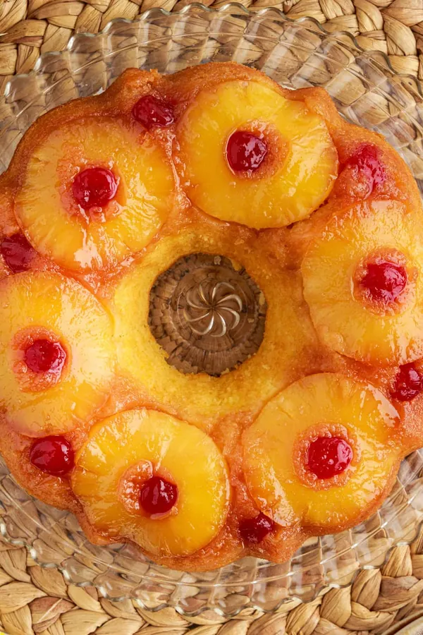 Pineapple Upside Down Bundt Cake
