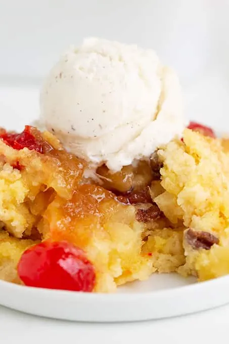 Pineapple Upside Down Dump Cake