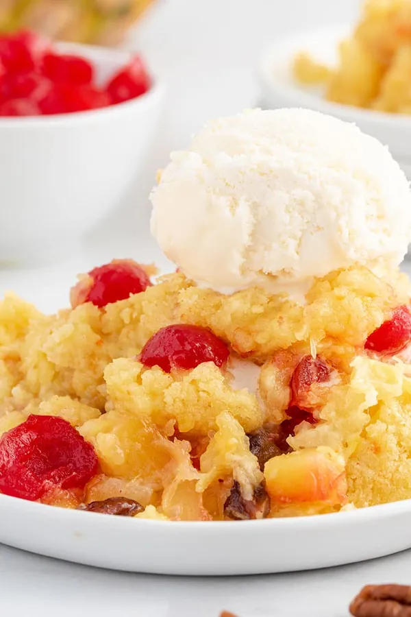 Pineapple Upside Down Dump Cake