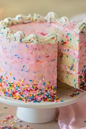Pink Birthday Cake