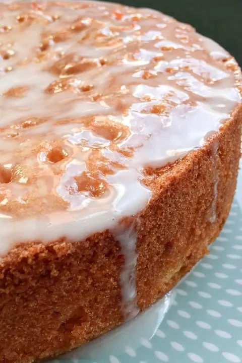 Pink Grapefruit drizzle cake