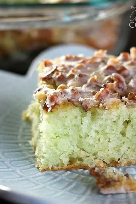 Pistachio Poke Cake