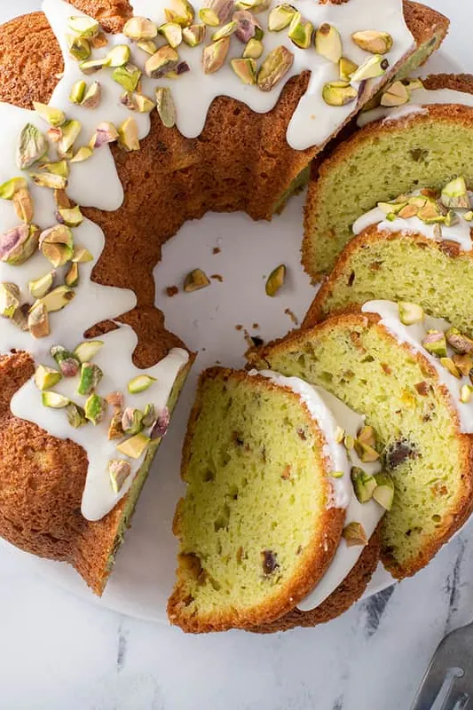 Pistachio Pudding Cake