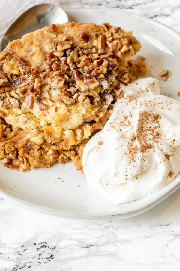Pumpkin Pecan Dump Cake