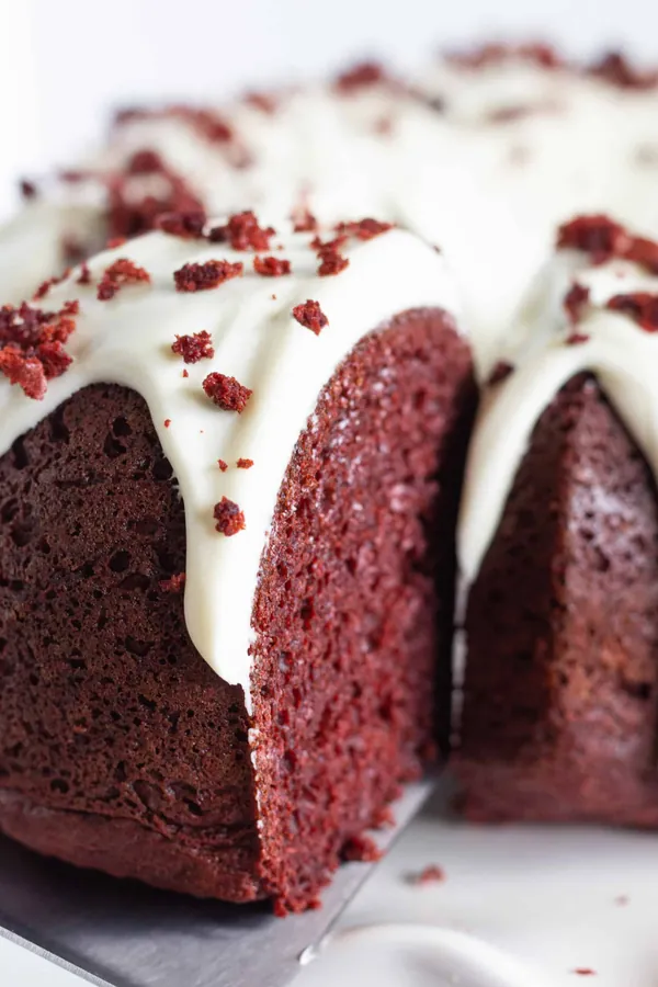 Red Velvet Bundt Cake Recipe (with Cake Mix)