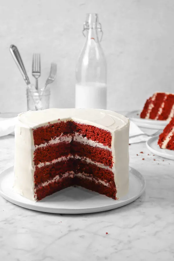 Red Velvet Cake with Cream Cheese Frosting