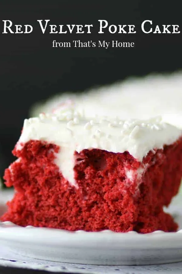 Red Velvet Poke Cake
