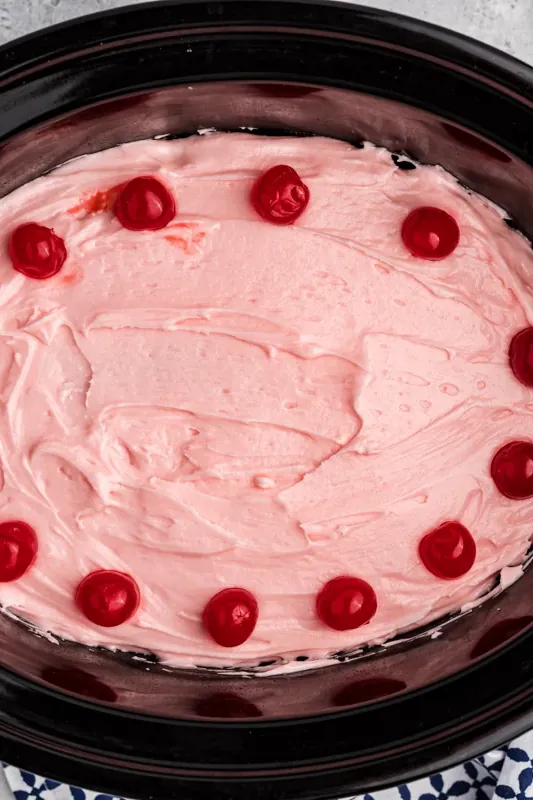 Slow Cooker Cherry Chip Cake