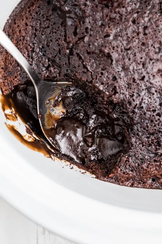 Slow Cooker Chocolate Lava Cake