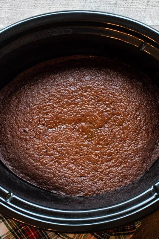 Slow Cooker Gingerbread Cake