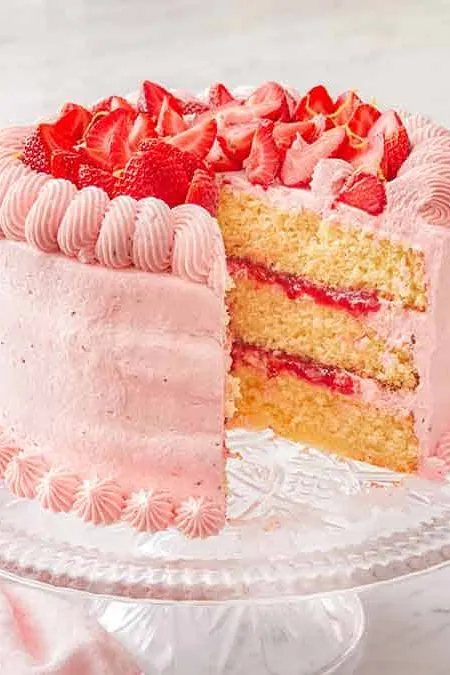Strawberry Lemonade Cake
