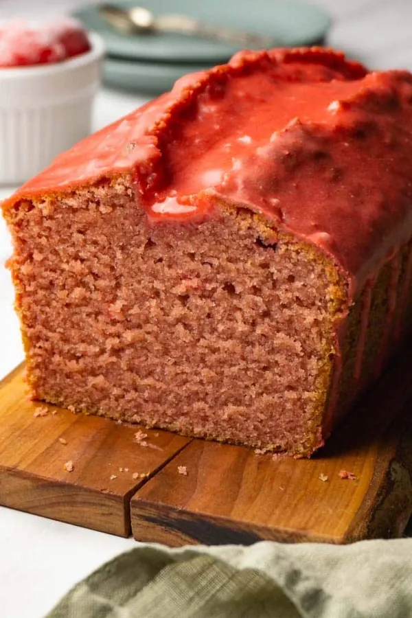 Strawberry pound cake