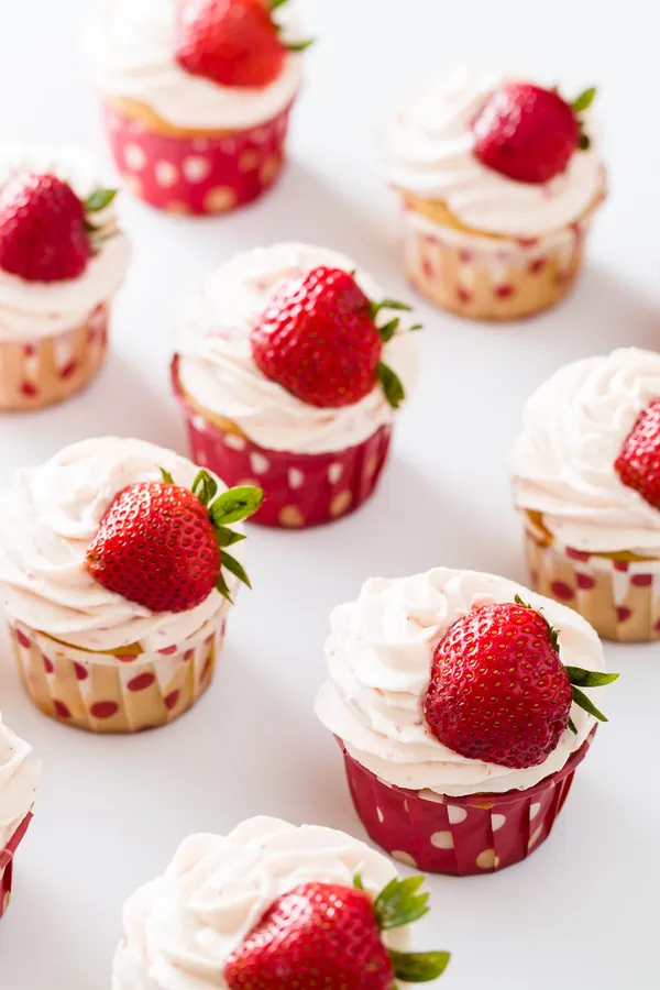 Strawberry Shortcake Cupcakes