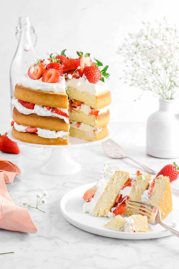 Strawberry Shortcake Layer Cake