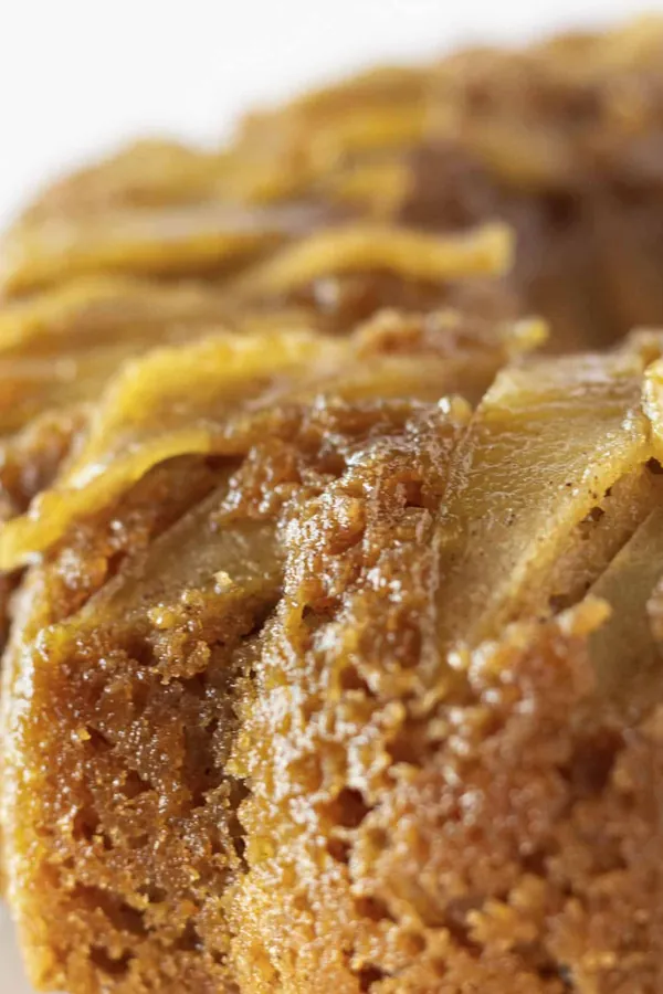 Super Easy Apple Upside Down Cake