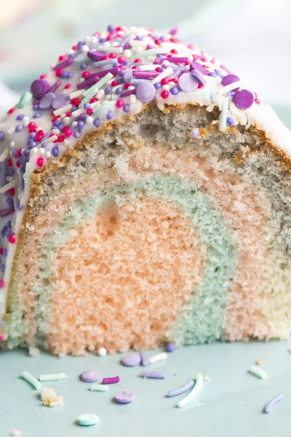 Unicorn Bundt Cake
