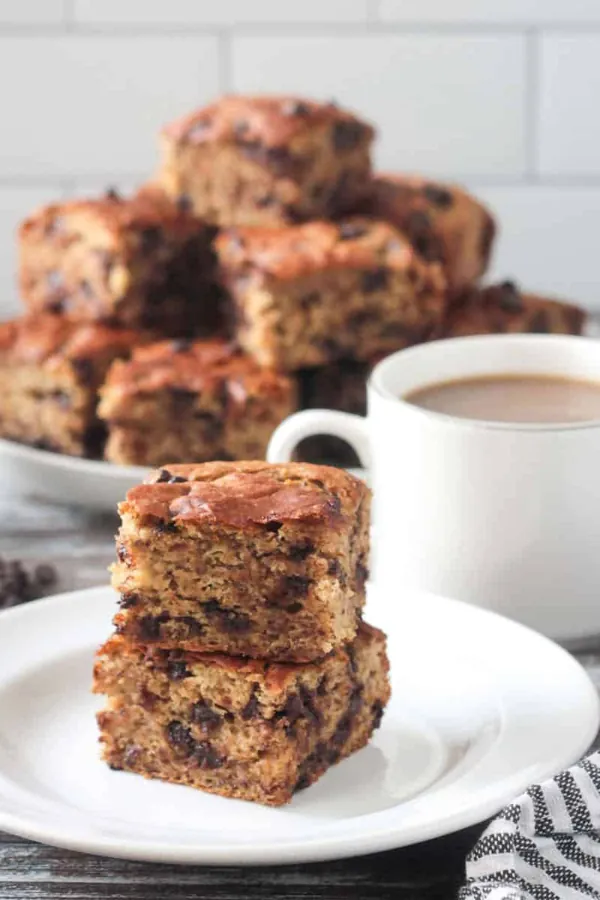 Vegan Chocolate Chip Banana Snack Cake