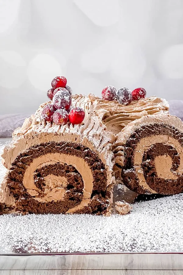 Yule Log Cake