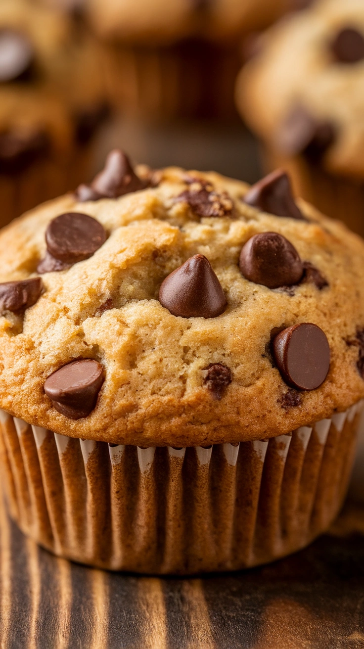 Almond Flour Chocolate Chip Muffins