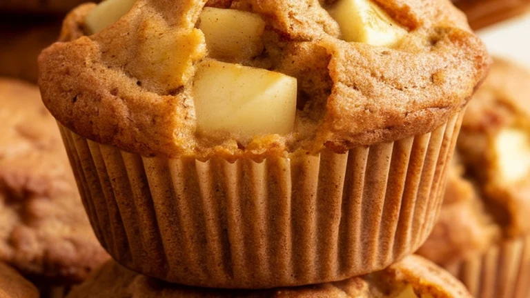 Apple Cinnamon Buckwheat Muffins - Featured