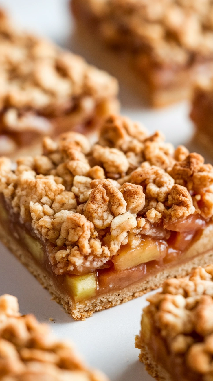Apple Cinnamon Crisp Bars